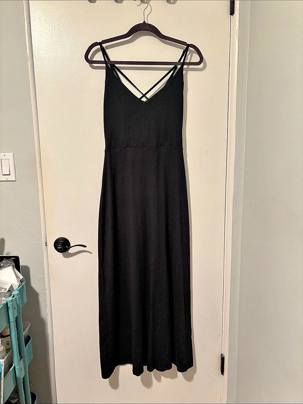 Market & Spruce Black Maxi Dress Size Medium NWT